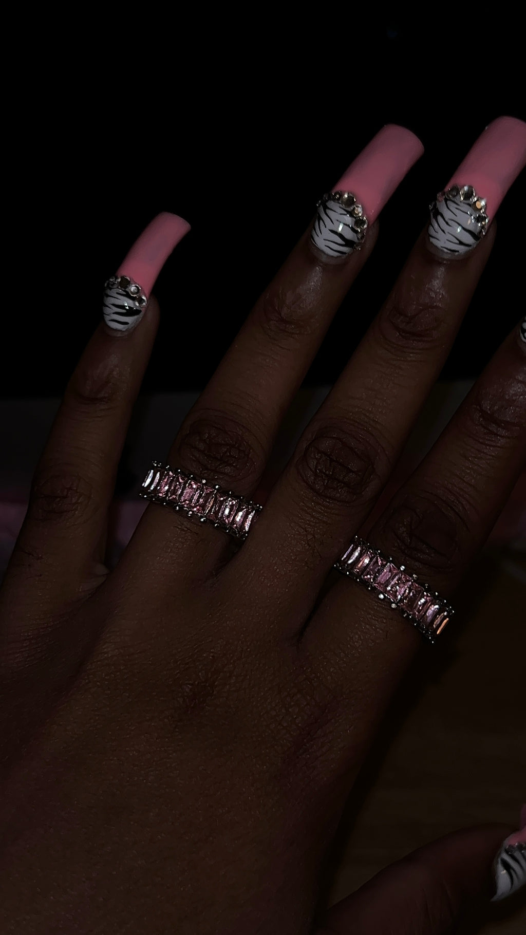 Pink Diamond Band Ring