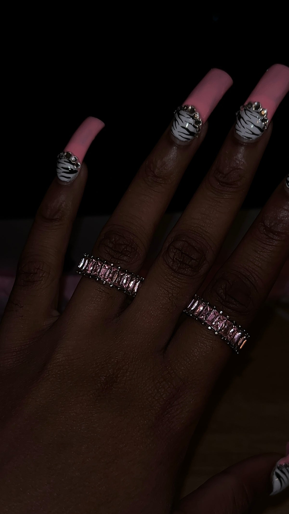 Pink Diamond Band Ring