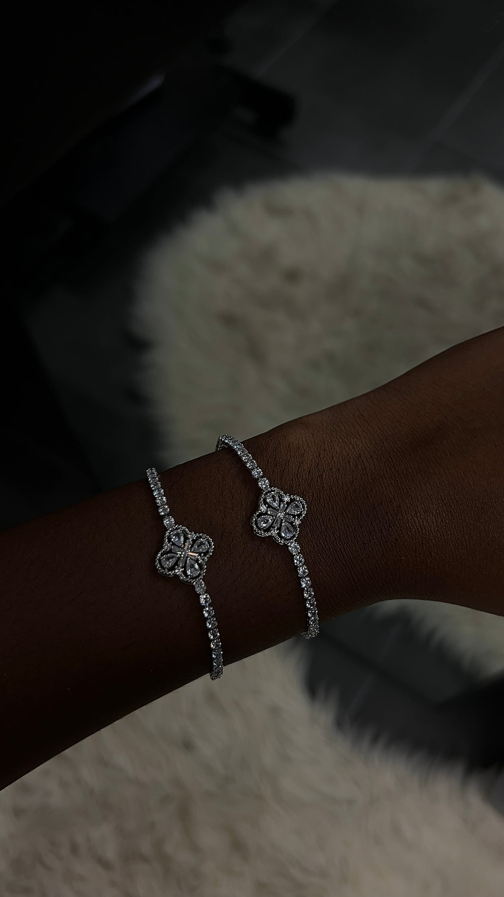 Clover Tennis Bracelet