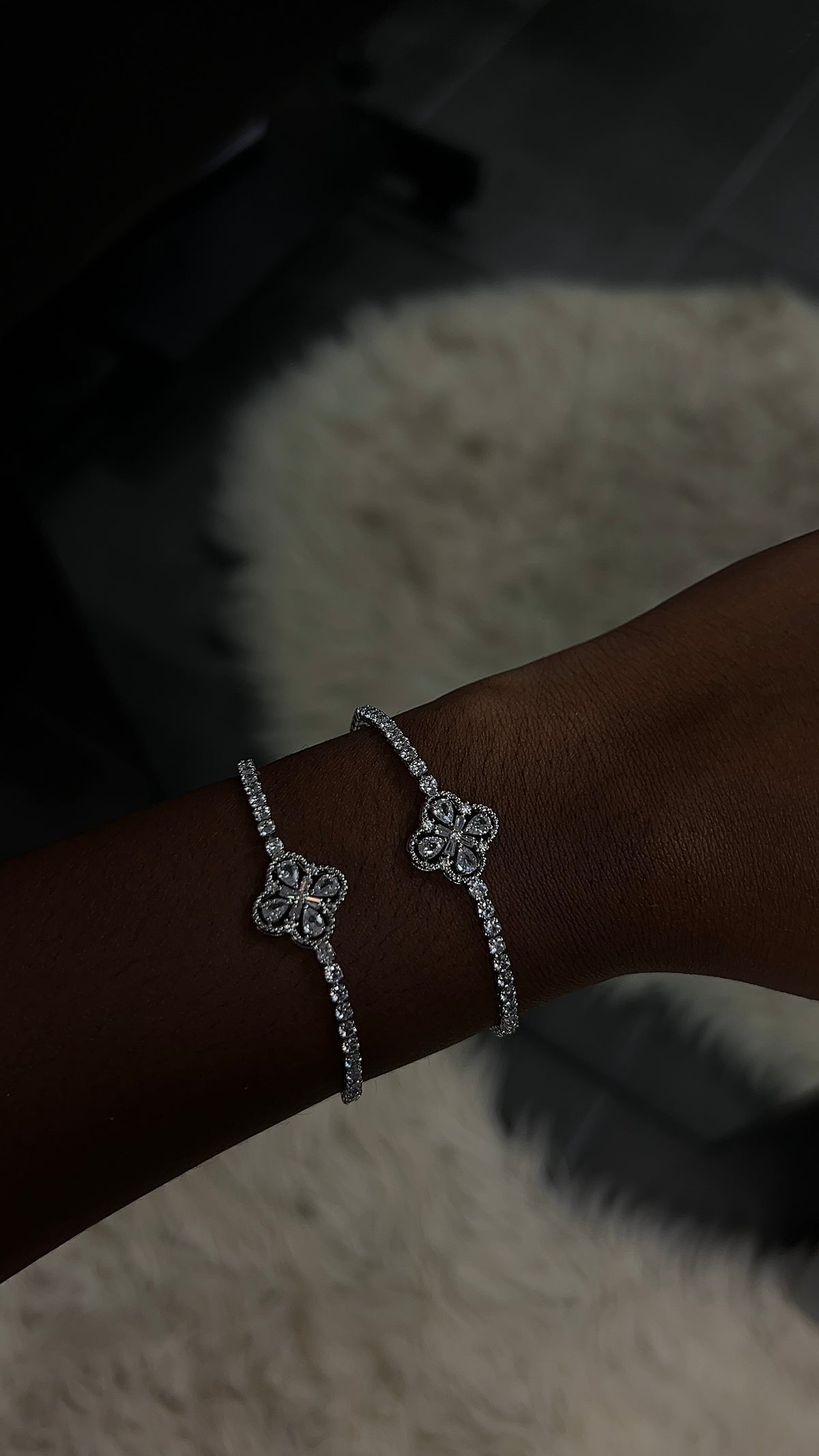 Clover Tennis Bracelet