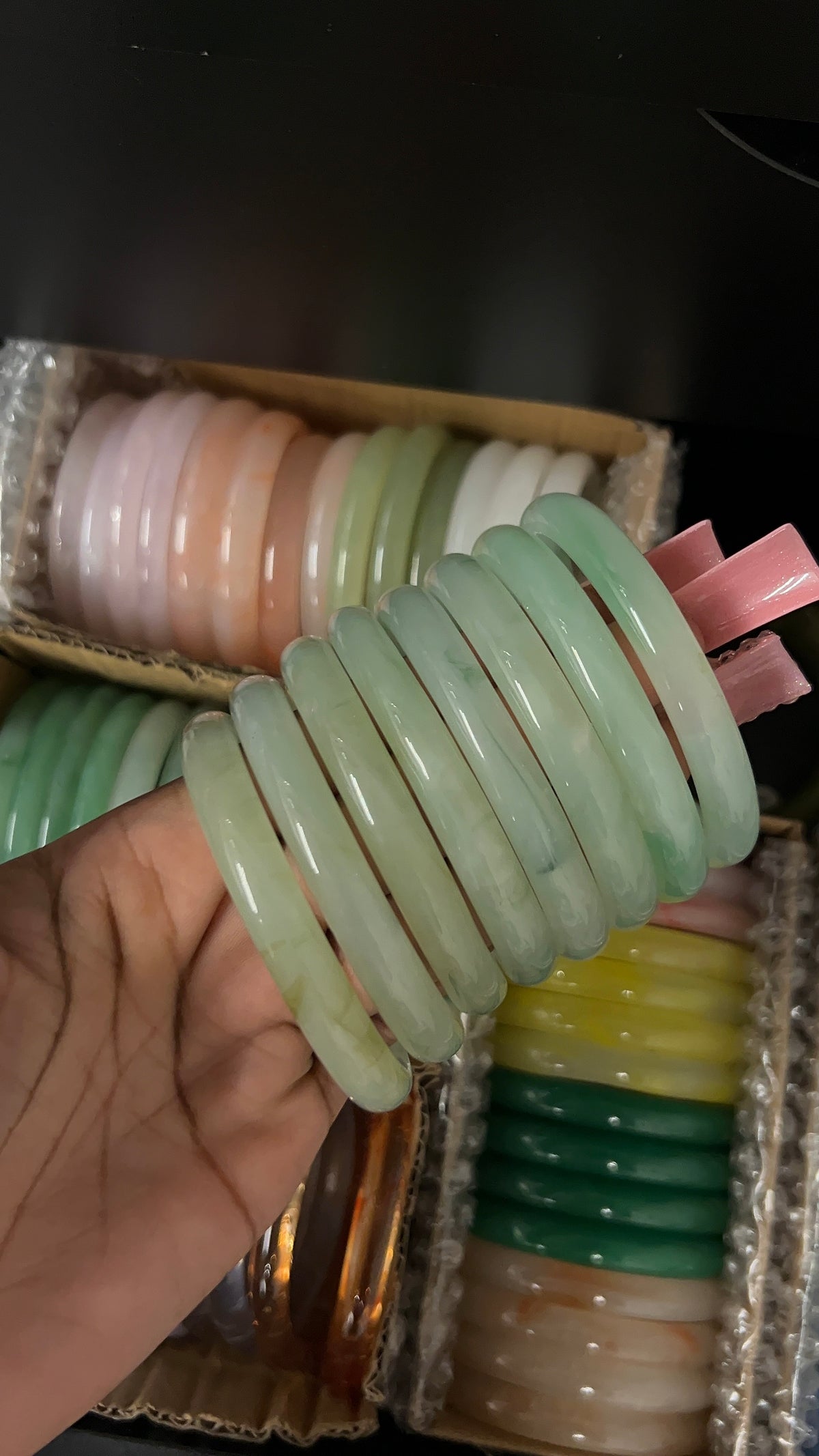 Jade Bangles - 62 mm