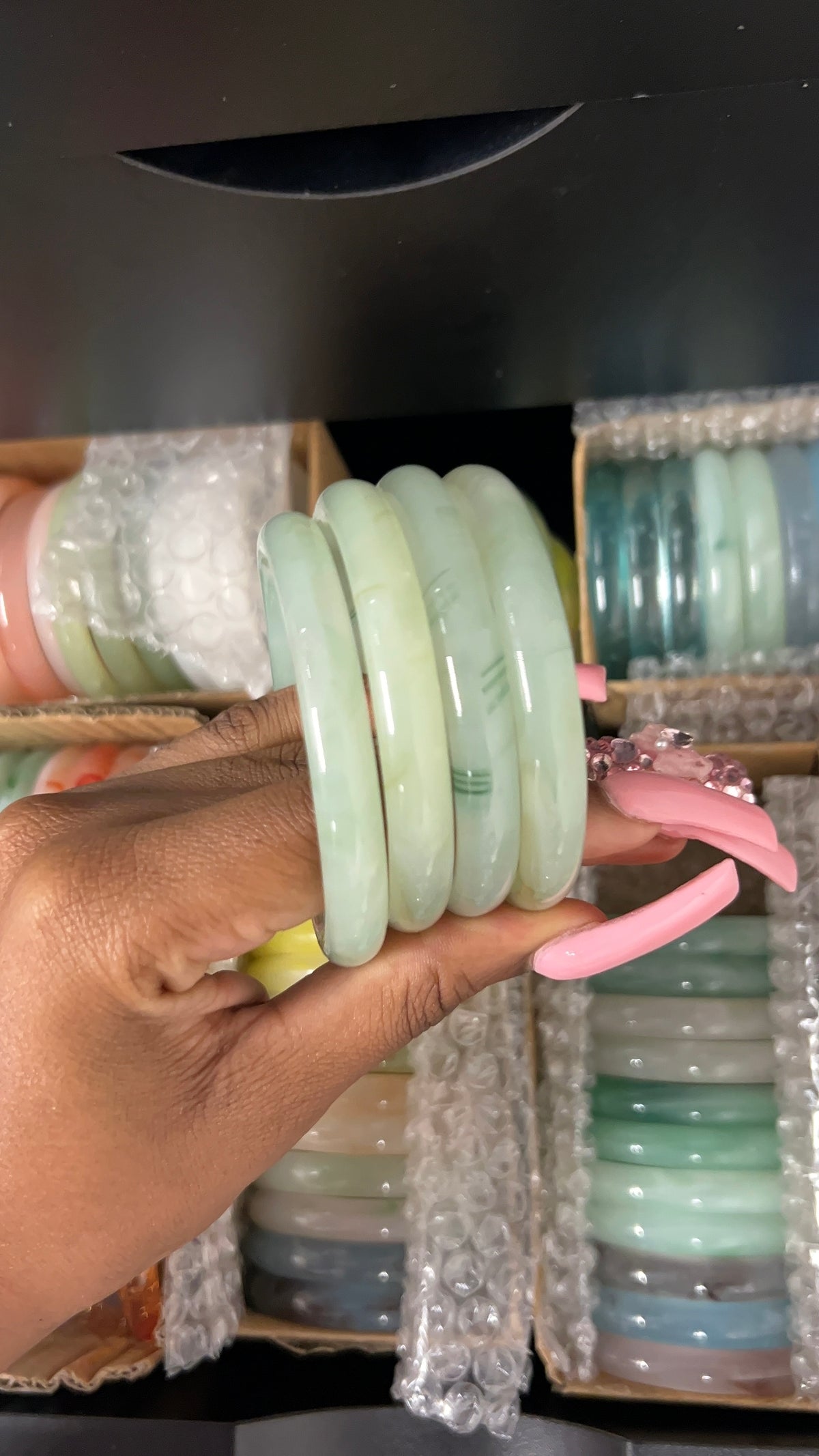 Jade Bangles - 62 mm