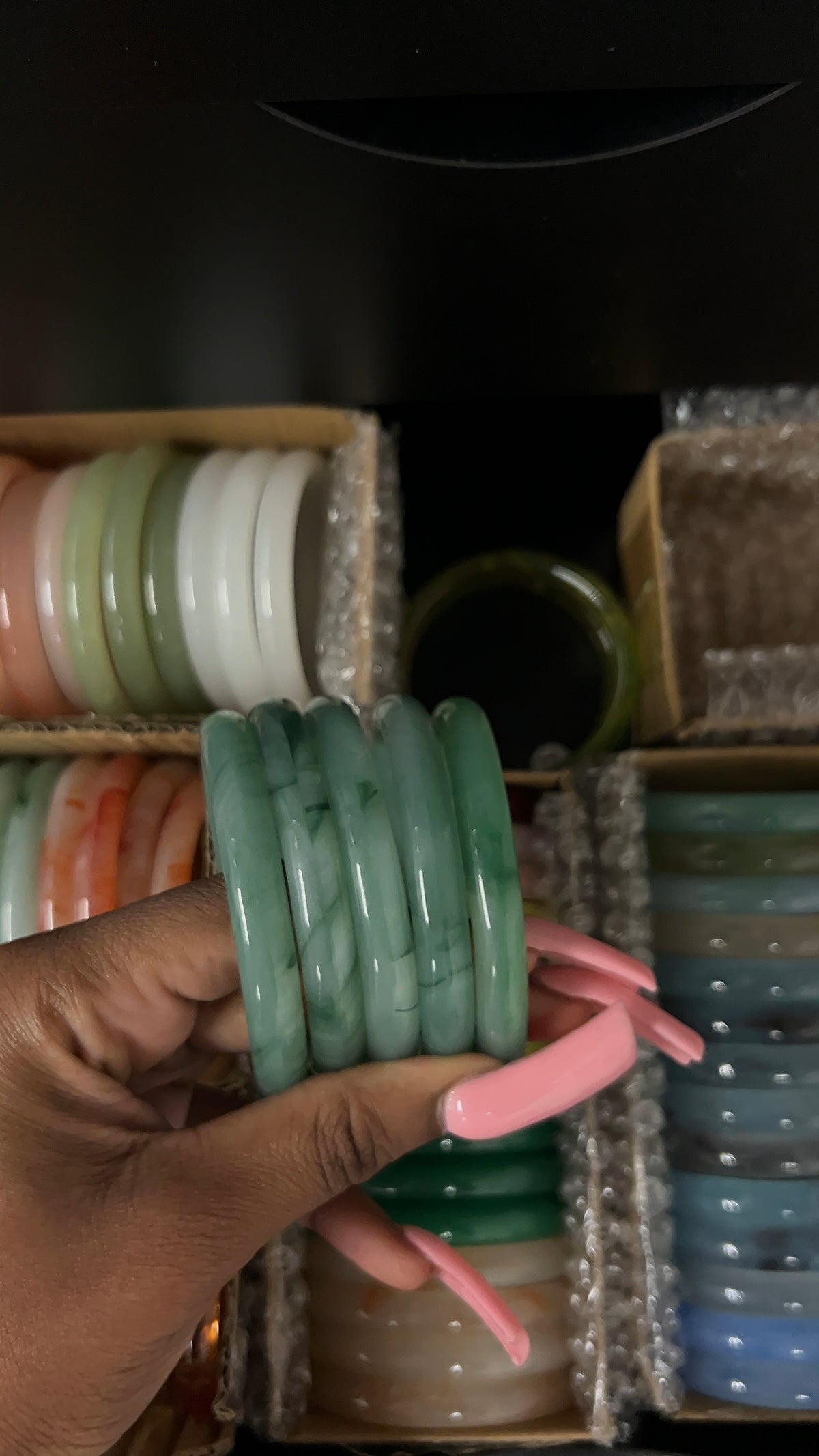 Jade Bangles - 62 mm