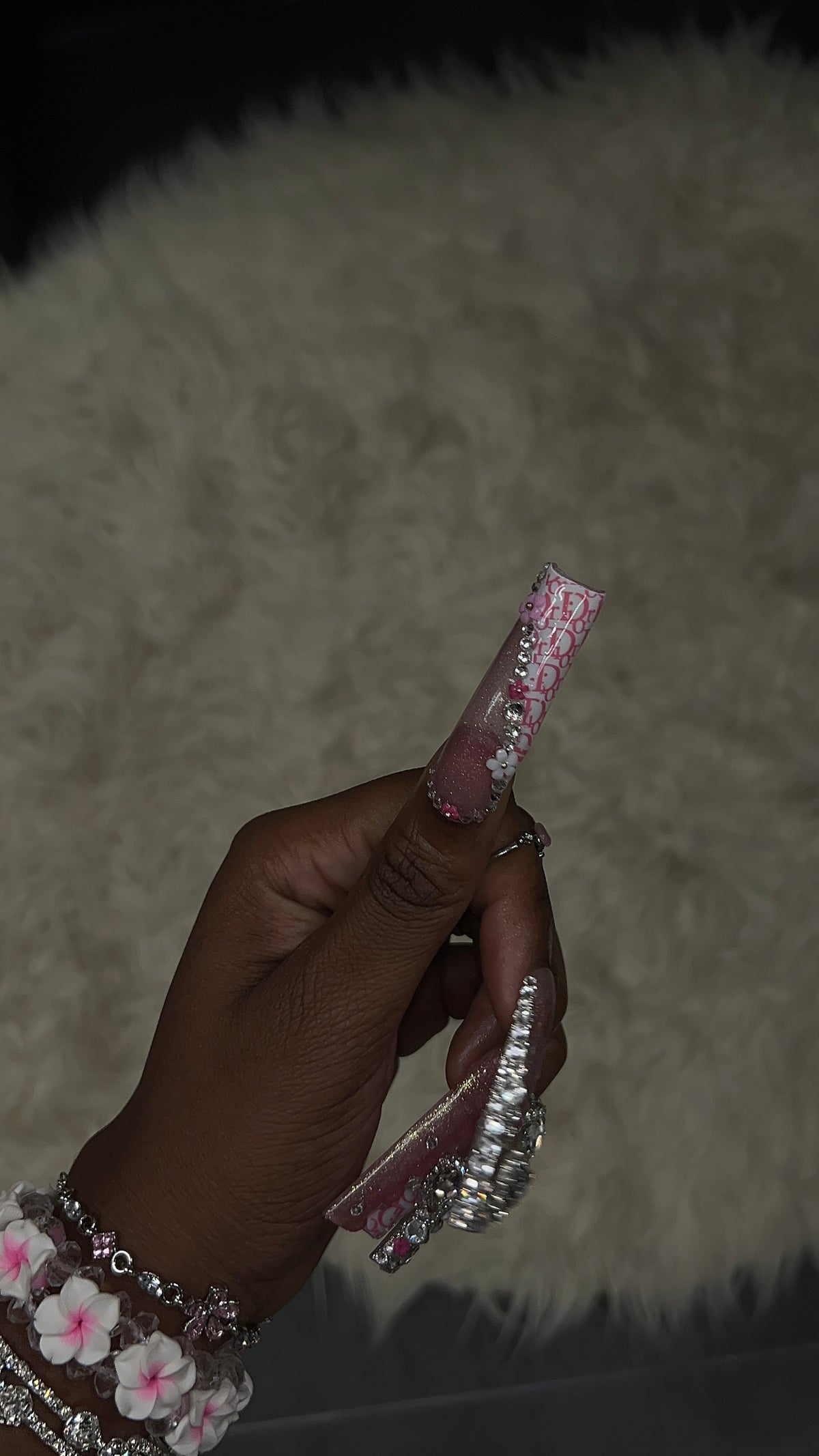 Pink & Silver Freestyle