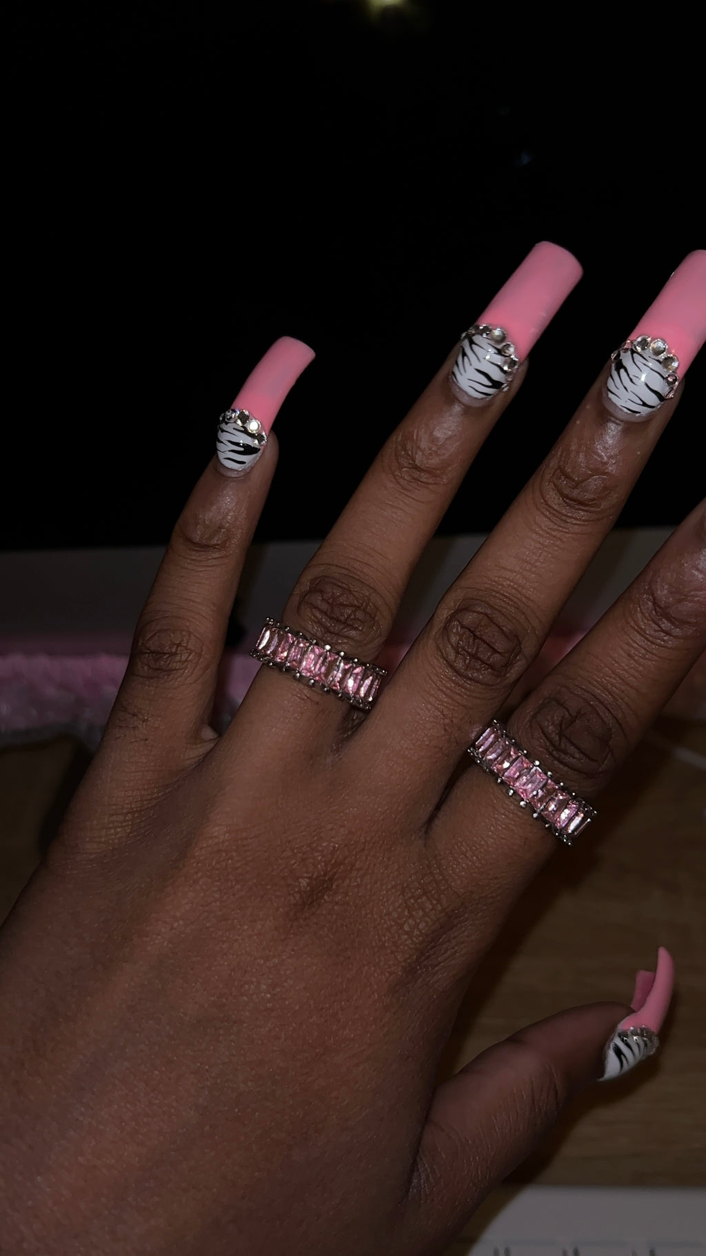 Pink Diamond Band Ring