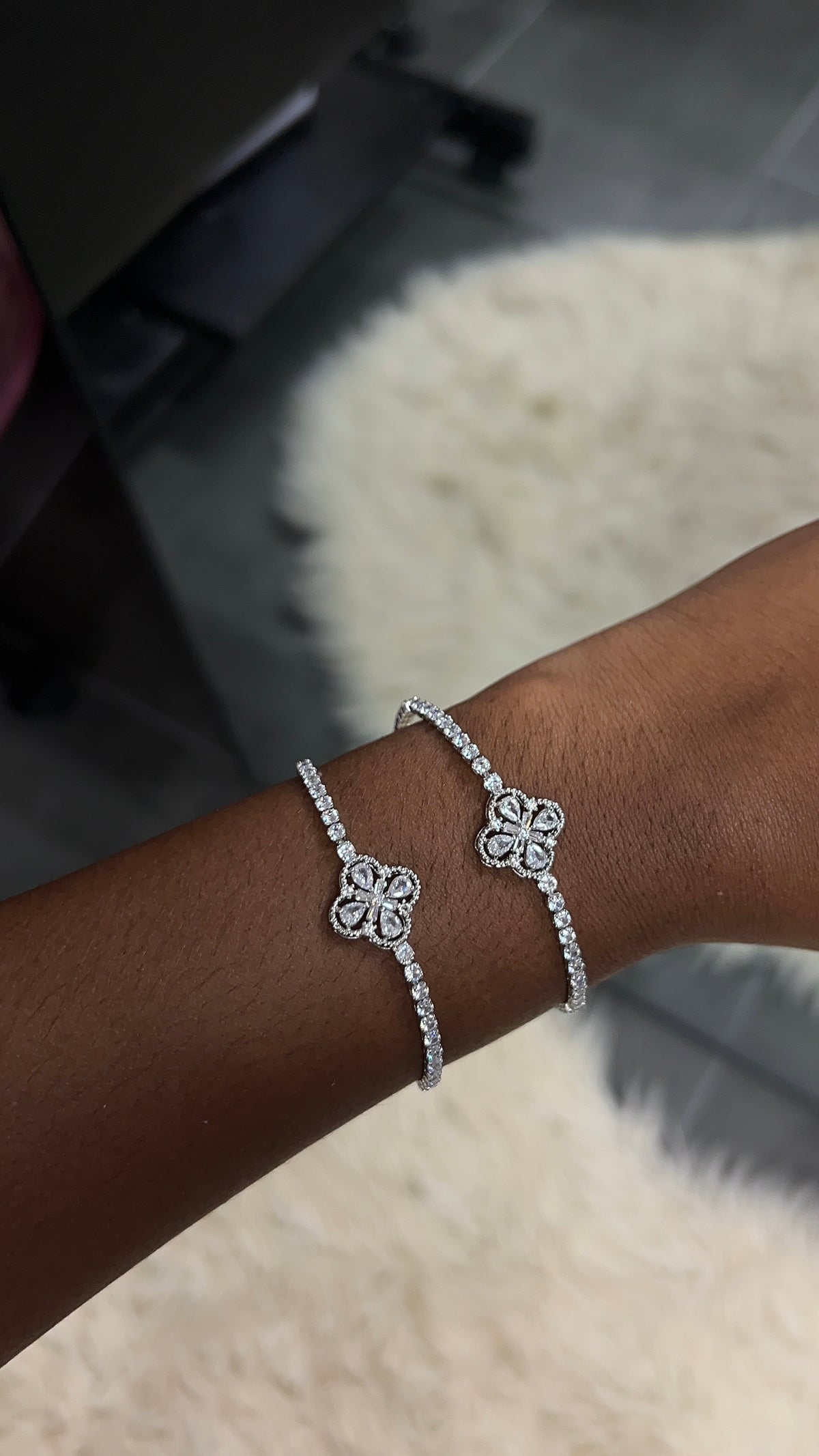 Clover Tennis Bracelet