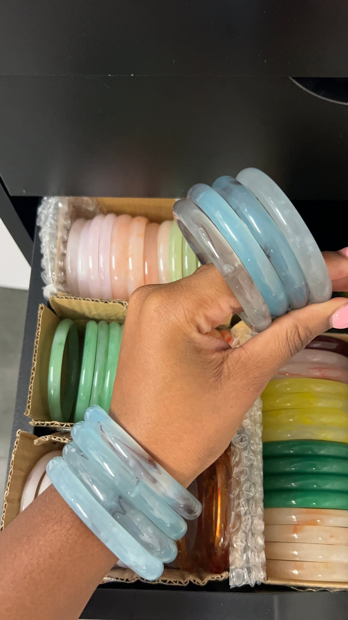 Jade Bangles - 62 mm