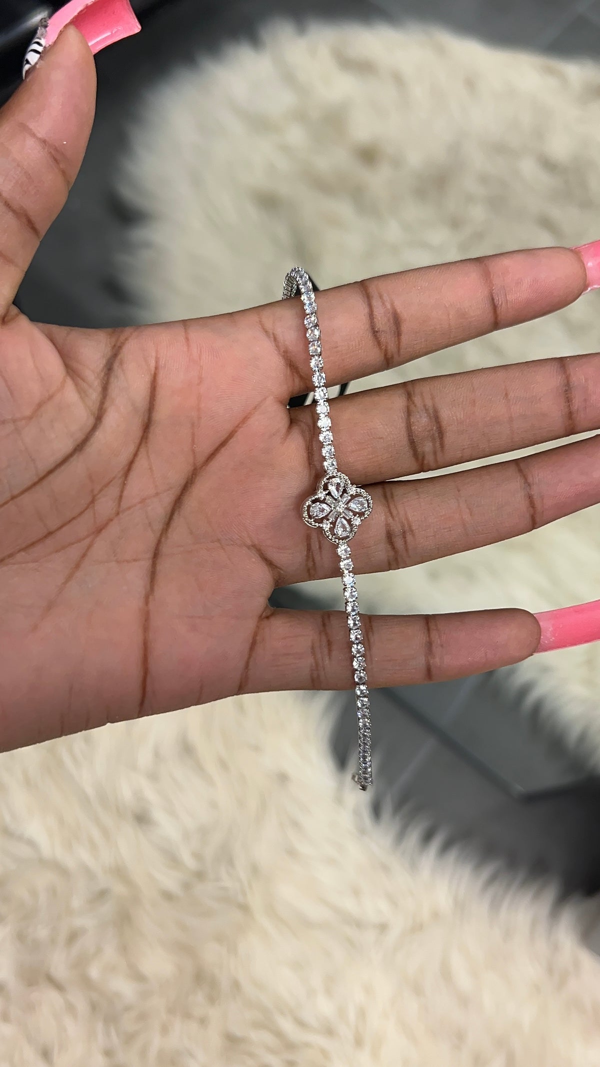Clover Tennis Bracelet
