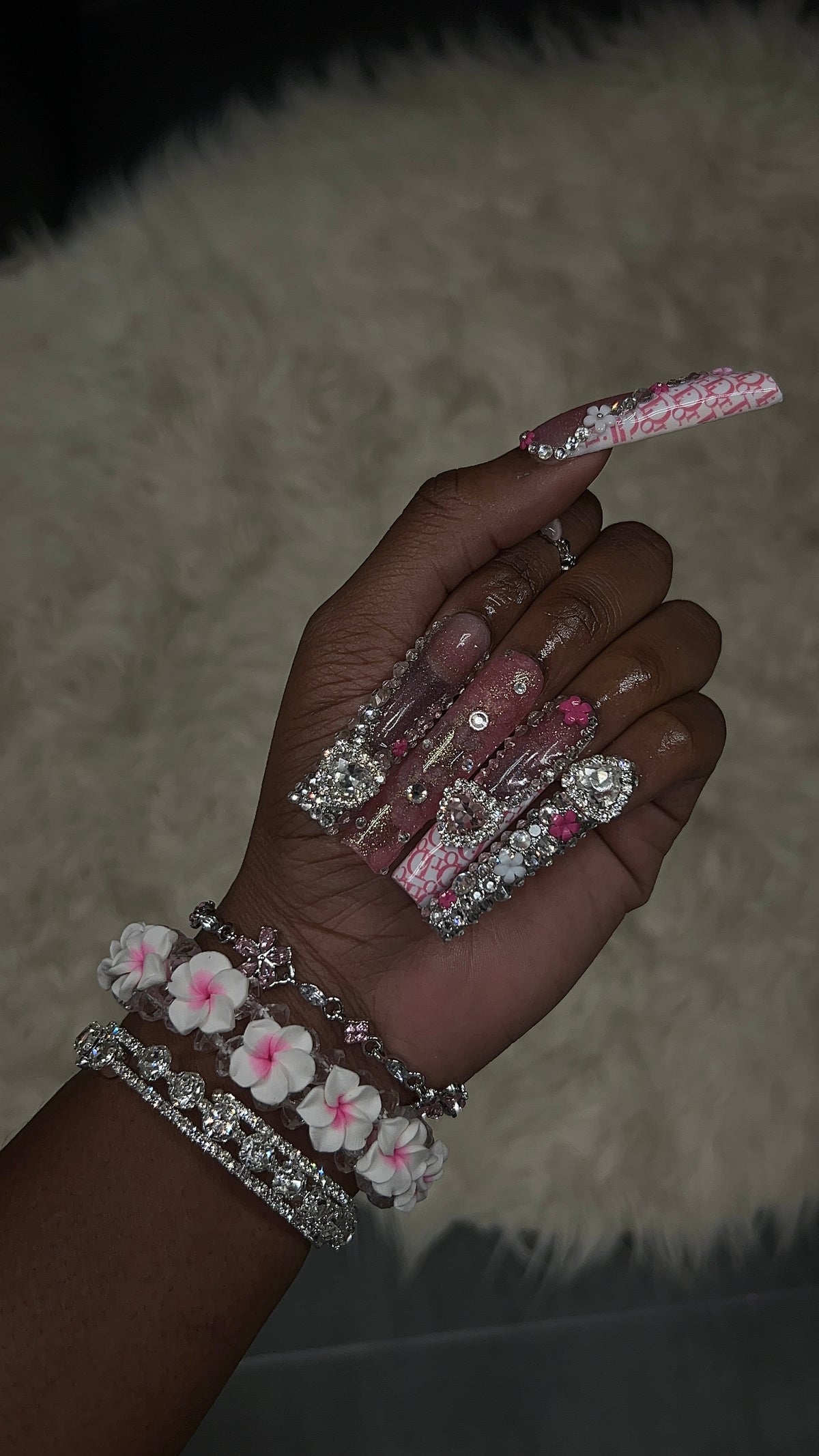 Pink & Silver Freestyle
