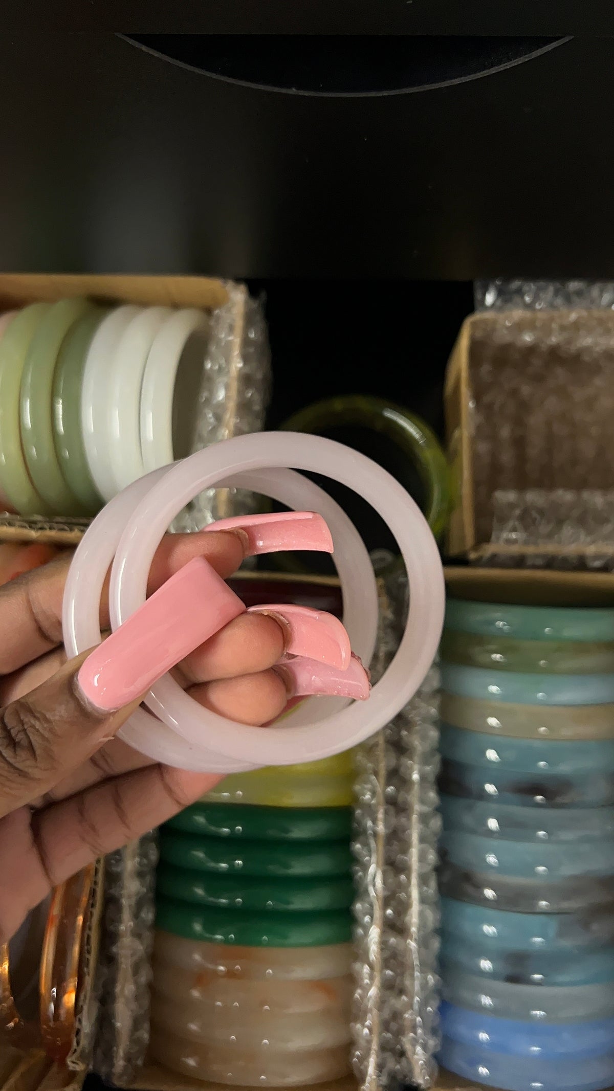 Jade Bangles - 62 mm