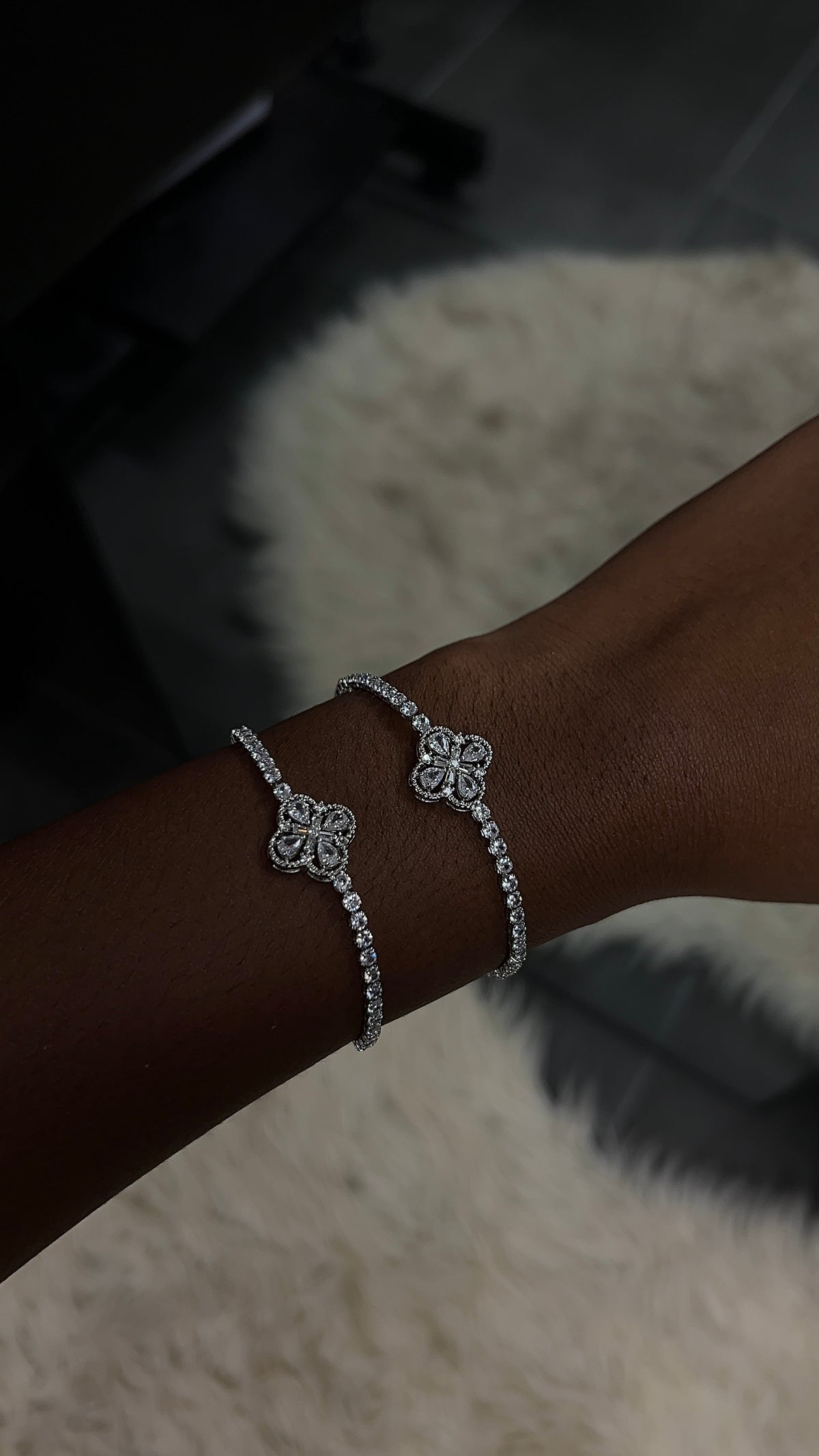 Clover Tennis Bracelet