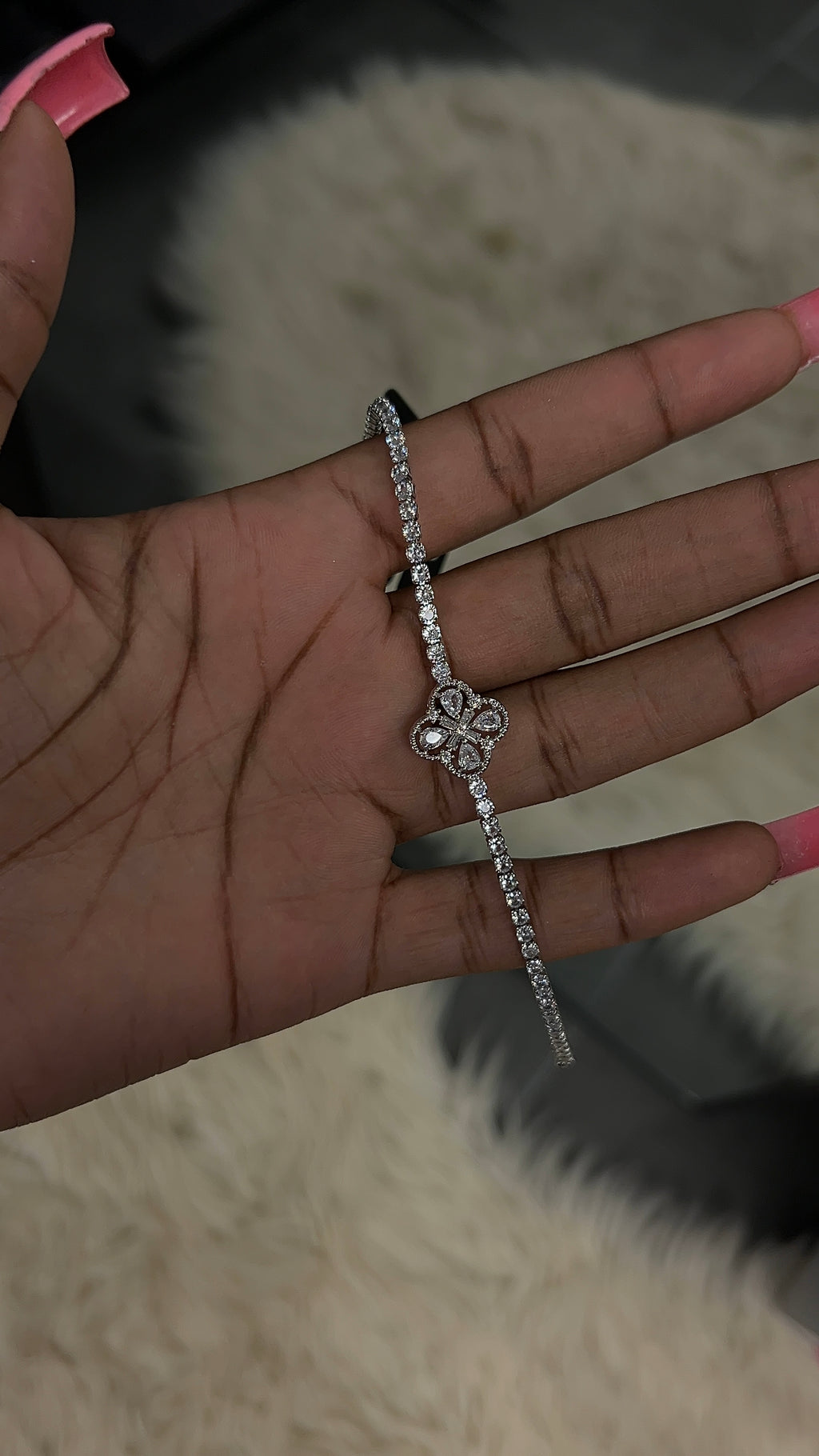 Clover Tennis Bracelet