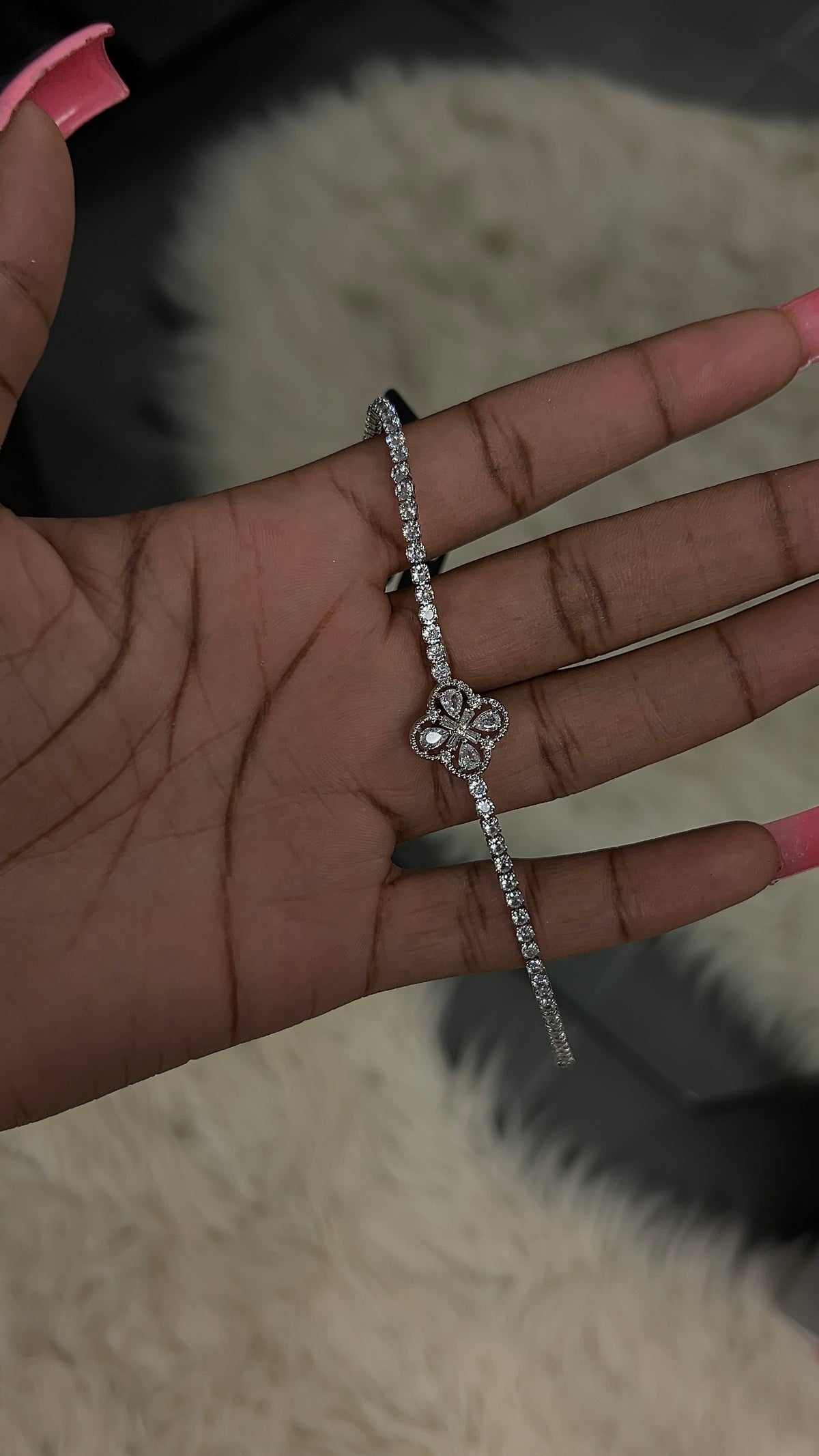 Clover Tennis Bracelet